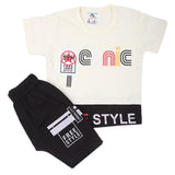 Newborn Boys Half Sleeves Suit - White, Kids, NB Boys Sets And Suits, Chase Value, Chase Value