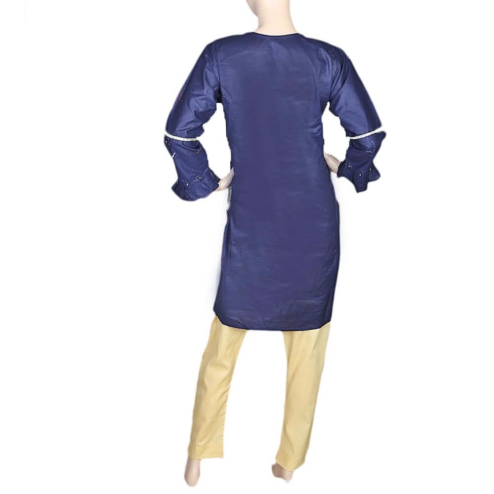Women's Embroidered 2 Piece Suit - Navy Blue, Women, Shalwar Suits, Chase Value, Chase Value