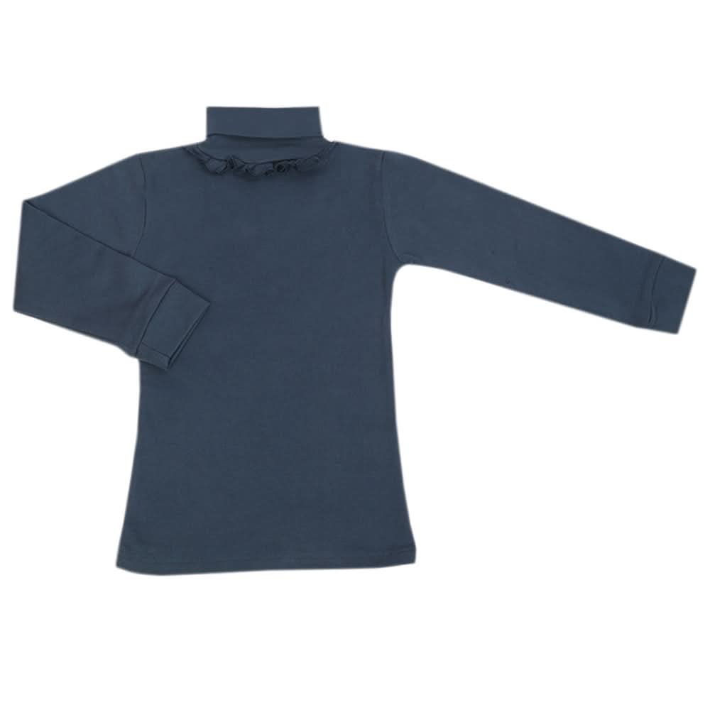 Girls High Neck - Steel Blue, Girls High Neck, Chase Value, Chase Value
