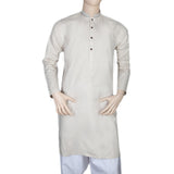 Mashriq EMB Kurta For Men - Light Gray, Men, Kurtas, Chase Value, Chase Value