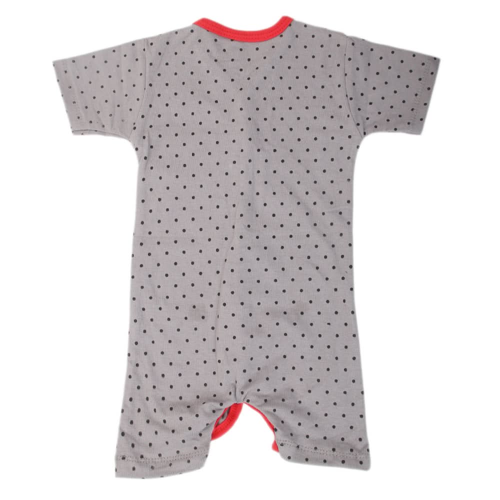 Newborn Girls Fancy Romper Aop - Grey, Kids, NB Girls Rompers, Chase Value, Chase Value