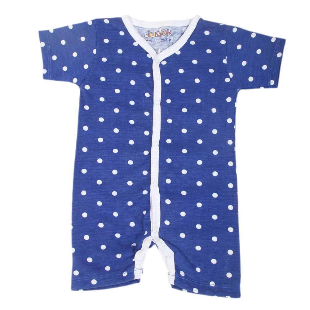 Newborn Girls Fancy Romper Aop - Royal Blue, Kids, NB Girls Rompers, Chase Value, Chase Value