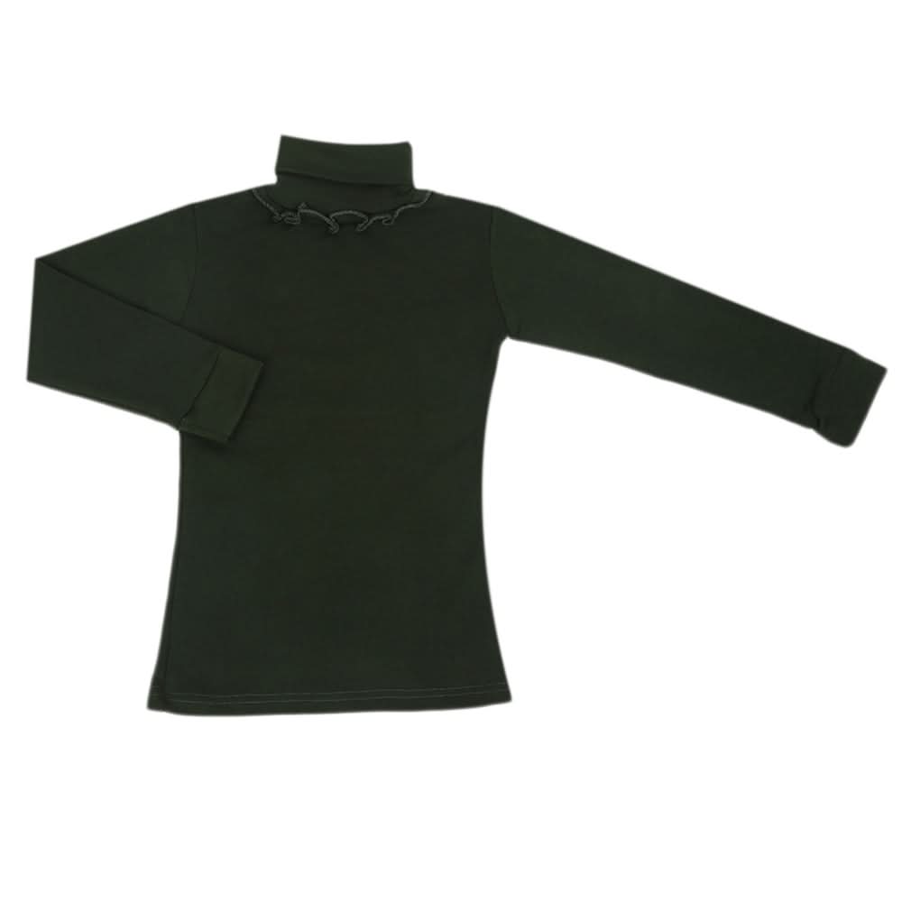 Girls High Neck - Dark Green, Girls High Neck, Chase Value, Chase Value