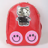 Girls Backpack 7572B - Red, Kids, School And Laptop Bags, Chase Value, Chase Value