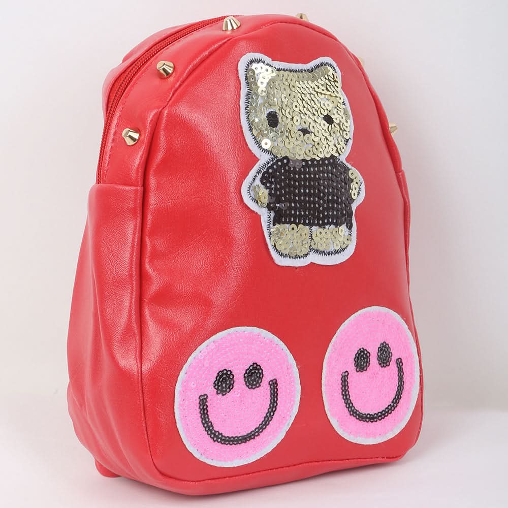 Girls Backpack 7572B - Red, Kids, School And Laptop Bags, Chase Value, Chase Value