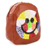 Girls Backpack (7572B) - Brown, Kids, School And Laptop Bags, Chase Value, Chase Value
