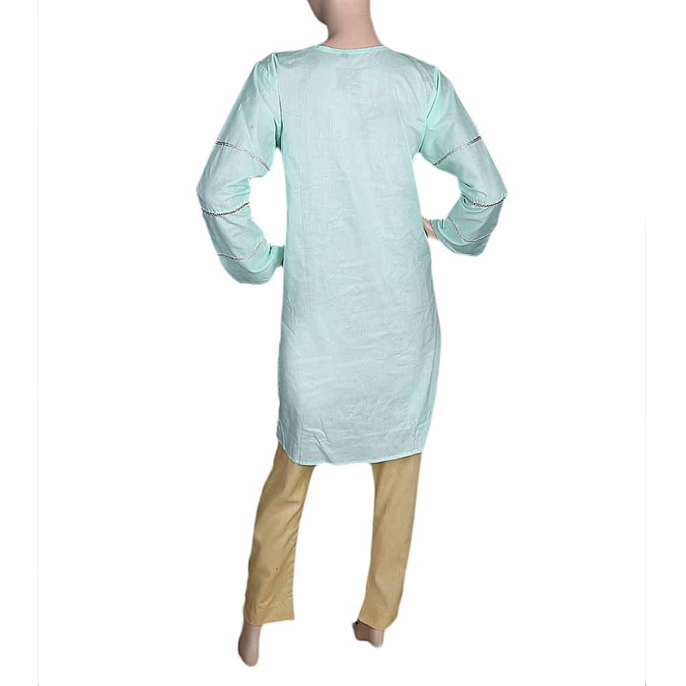 Women's Embroidered 2 Piece Suit - Cyan, Women, Shalwar Suits, Chase Value, Chase Value
