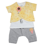 Newborn Girls Half Sleeves Suit - Yellow, Kids, Newborn Girls Sets And Suits, Chase Value, Chase Value