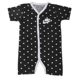 Newborn Girls Fancy Romper Aop - Black, Kids, NB Girls Rompers, Chase Value, Chase Value