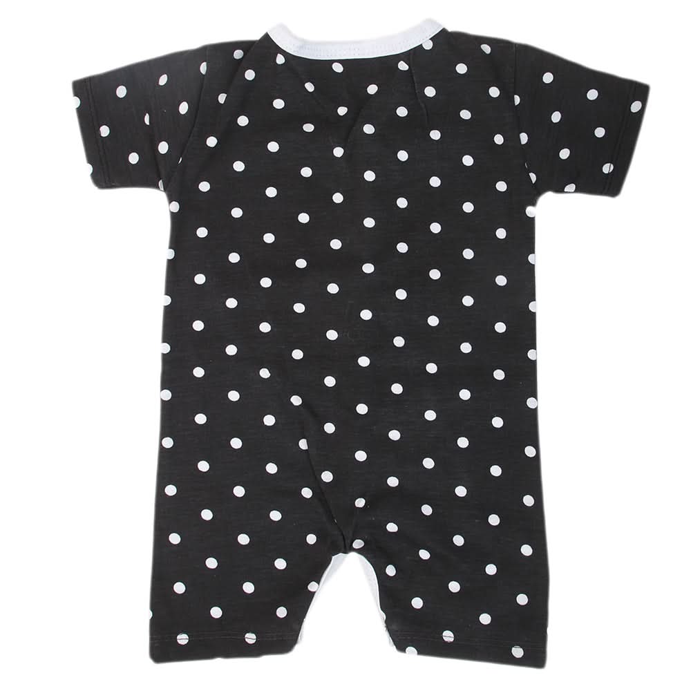 Newborn Girls Fancy Romper Aop - Black, Kids, NB Girls Rompers, Chase Value, Chase Value