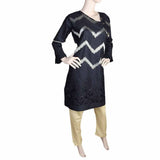 Women's Embroidered 2 Piece Suit - Black, Women, Shalwar Suits, Chase Value, Chase Value