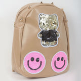 Girls Backpack 7572B - Beige, Kids, School And Laptop Bags, Chase Value, Chase Value