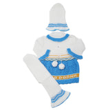 Newborn Girls Irani Suit - Blue, Kids, NB Girls Sets And Suits, Chase Value, Chase Value