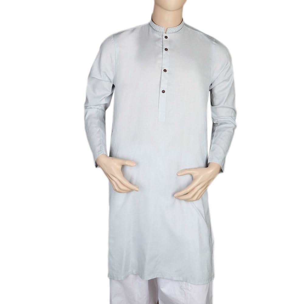 Mashriq EMB Kurta For Men - OFF WHITE, Men, Kurtas, Chase Value, Chase Value