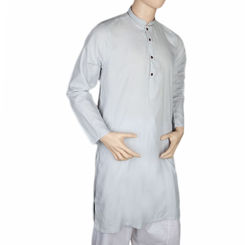 Mashriq EMB Kurta For Men - OFF WHITE, Men, Kurtas, Chase Value, Chase Value