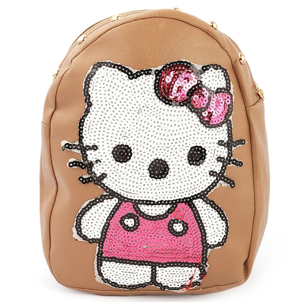 Girls Backpack (7572-A) Beige, Kids, School And Laptop Bags, Chase Value, Chase Value