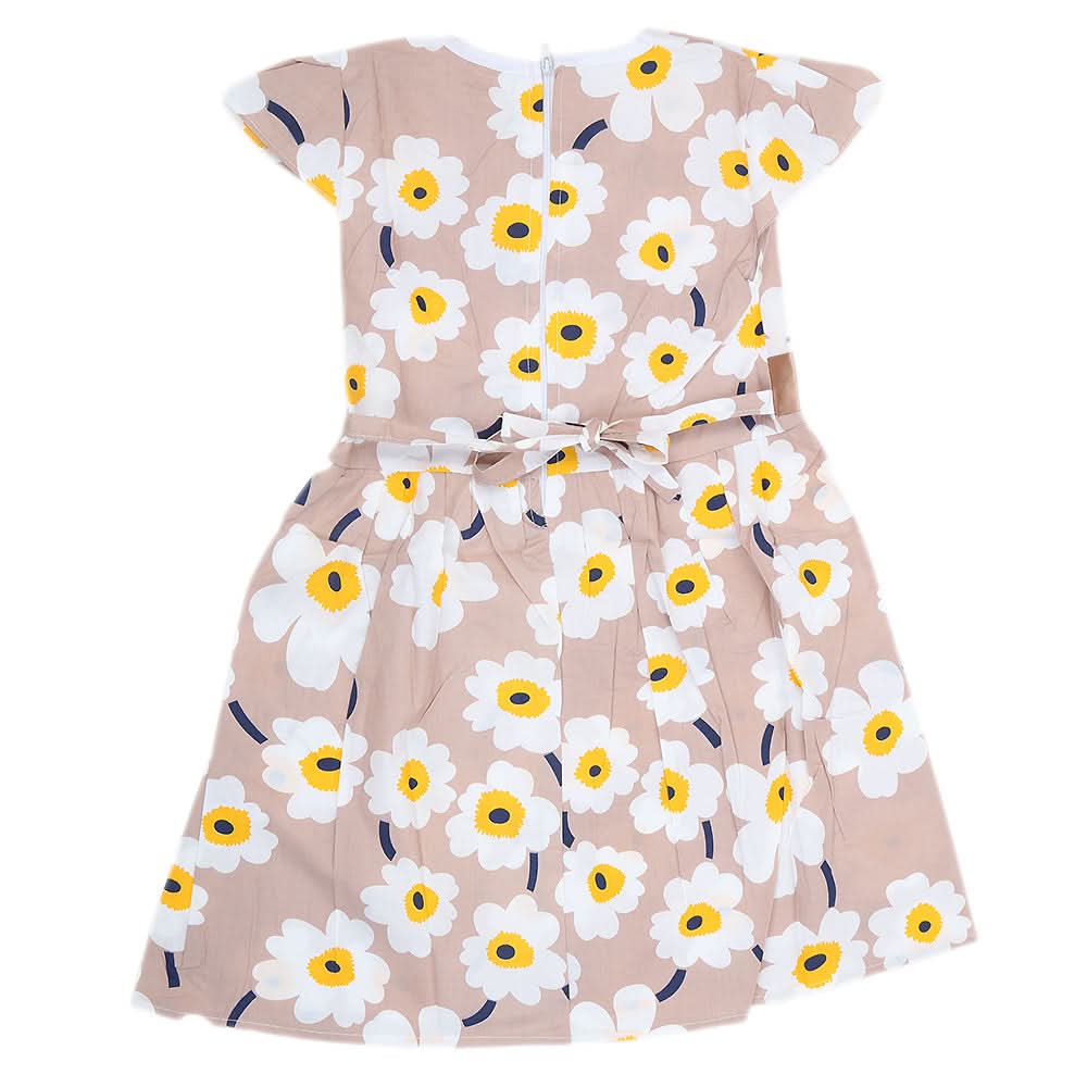 Girls Cotton Frock - T-Pink, Kids, Girls Frocks, Chase Value, Chase Value