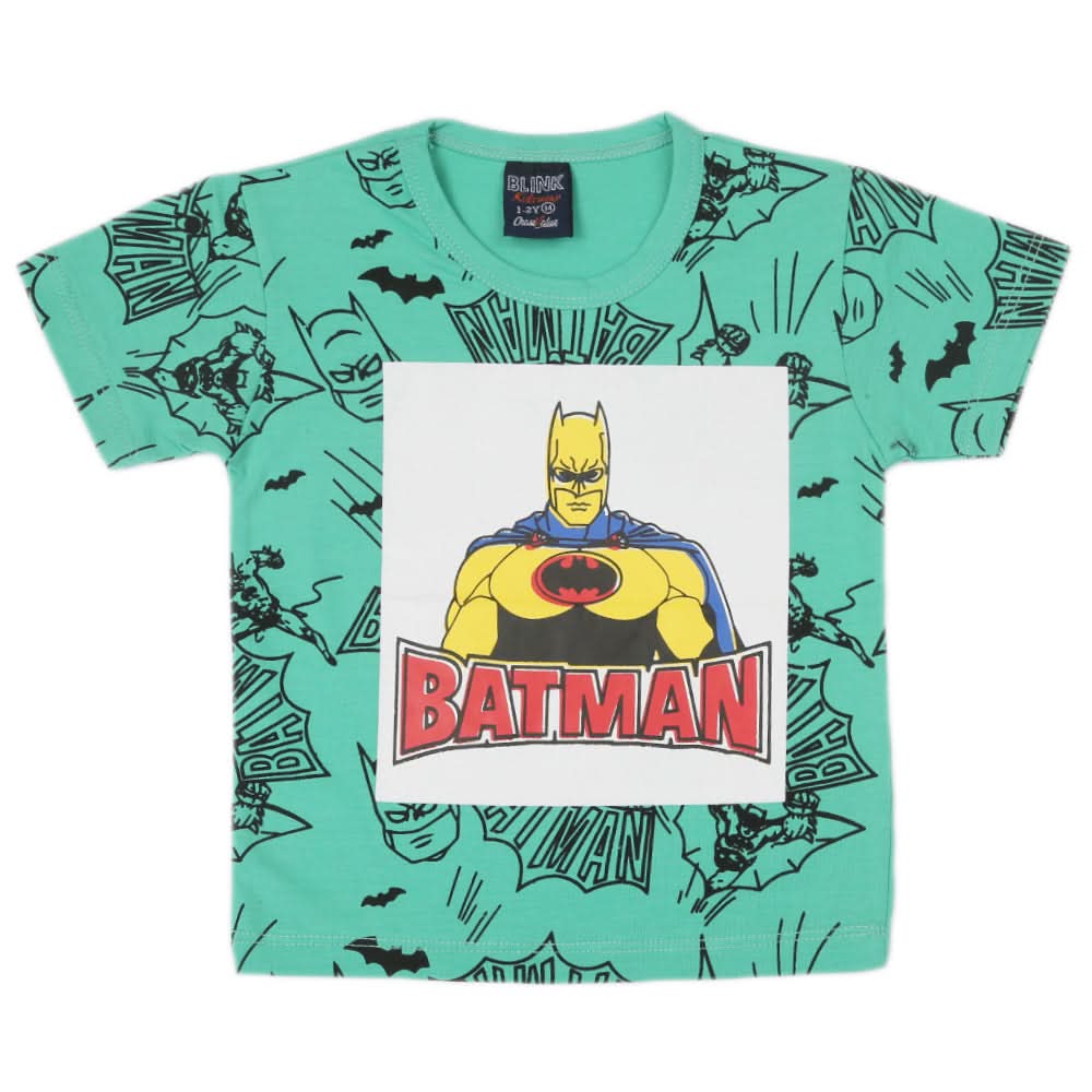 Boys Half Sleeves T-Shirt - Green, Boys T-Shirts, Chase Value, Chase Value