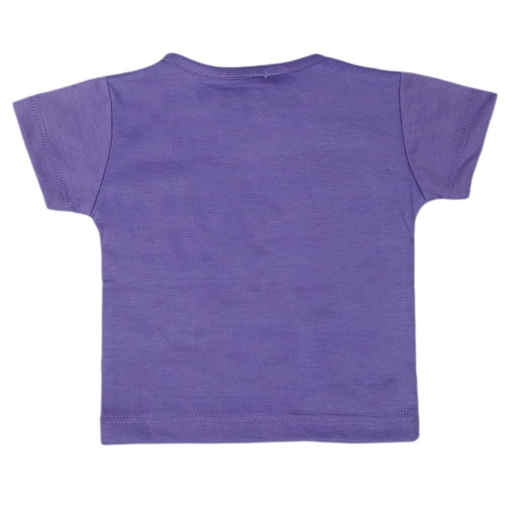Newborn Boys Half Sleeves T-Shirt - Purple, Kids, Newborn Boys Shirts And T-Shirts, Chase Value, Chase Value