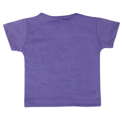 Newborn Boys Half Sleeves T-Shirt - Purple, Kids, Newborn Boys Shirts And T-Shirts, Chase Value, Chase Value