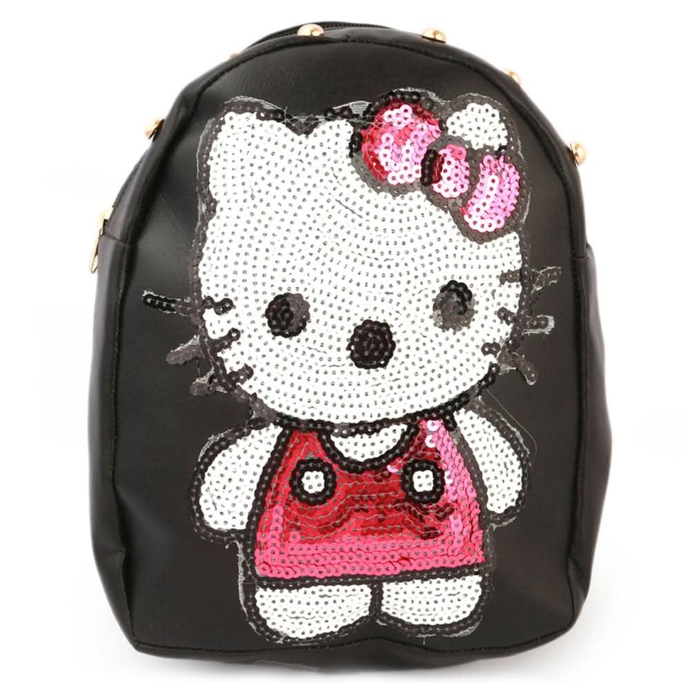 Girls Backpack (7572-C) Black, Kids, School And Laptop Bags, Chase Value, Chase Value