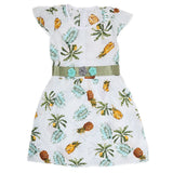 Girls Cotton Frock - White, Kids, Girls Frocks, Chase Value, Chase Value