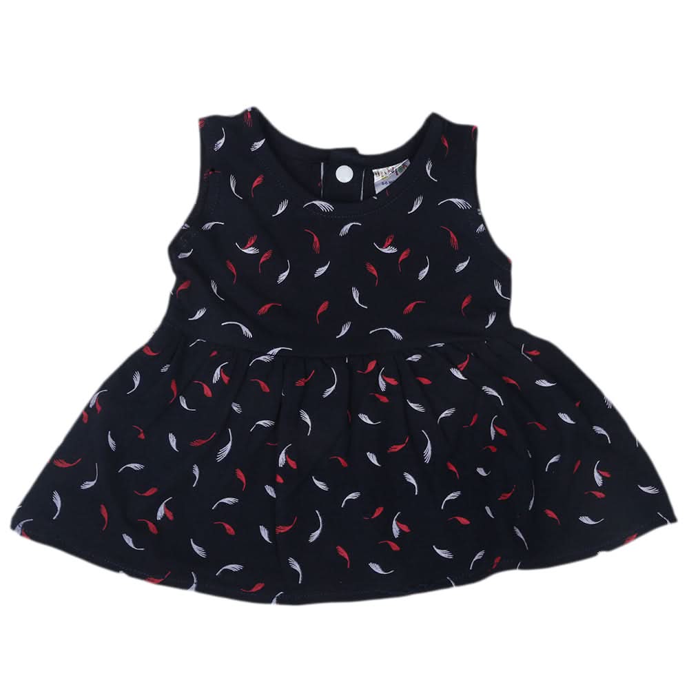 Newborn Girls Frock - Navy Blue, Kids, Newborn Girls Frocks, Chase Value, Chase Value