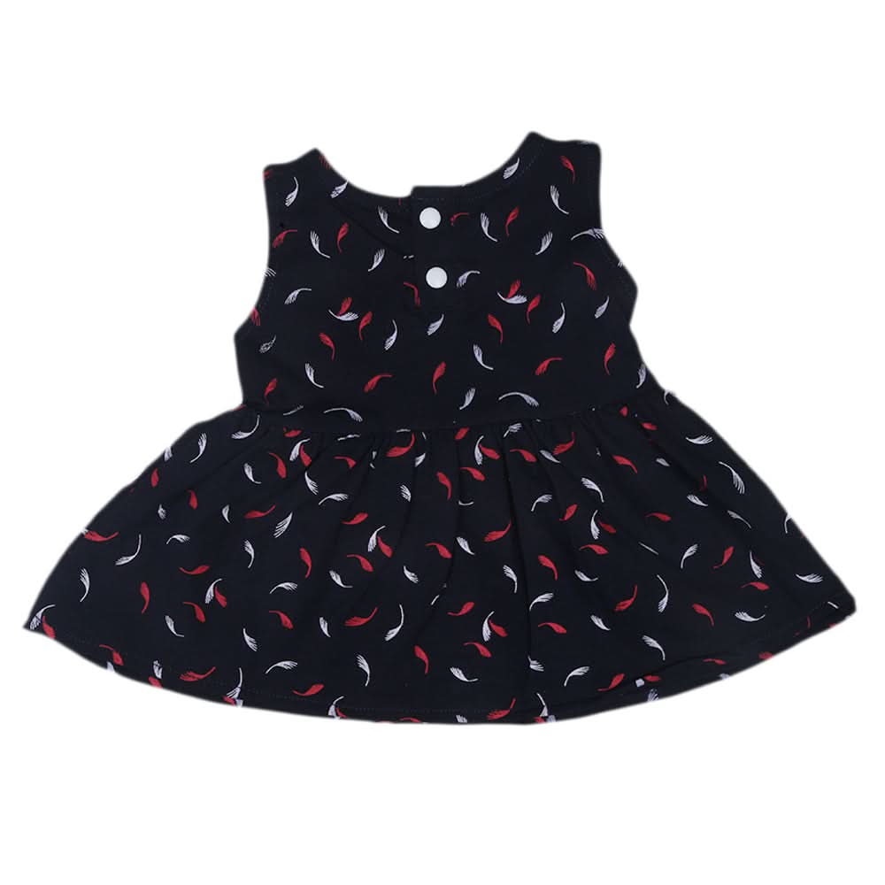 Newborn Girls Frock - Navy Blue, Kids, Newborn Girls Frocks, Chase Value, Chase Value