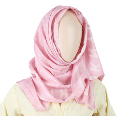 Women's Silk Scarf - Pink, Women, Shawls And Scarves, Chase Value, Chase Value
