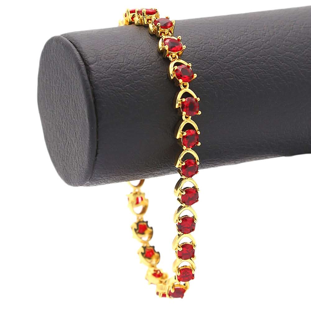 Women's Fancy Bracelet - Red, Women, Bangles & Bracelets, Chase Value, Chase Value