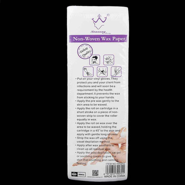 Konsung Non-Woven Wax Paper 50 Pcs, Beauty & Personal Care, Hair Removal, Chase Value, Chase Value