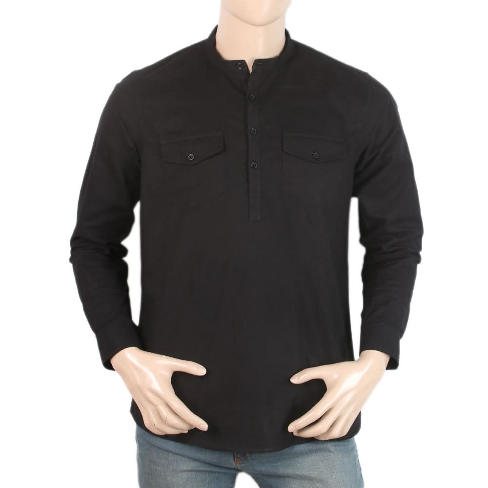 Men's Full Sleeves Casual Shirt - Black, Men, Shirts, Chase Value, Chase Value