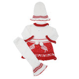 Newborn Girls Irani Suit - Red, Kids, NB Girls Sets And Suits, Chase Value, Chase Value