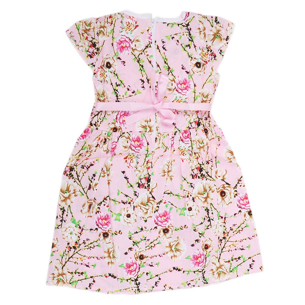 Girls Cotton Frock - Pink, Kids, Girls Frocks, Chase Value, Chase Value