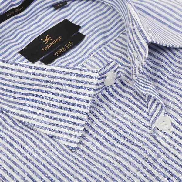 Eminent Formal Strips Shirt For Men - Light Blue, Men's Shirts, Eminent, Chase Value