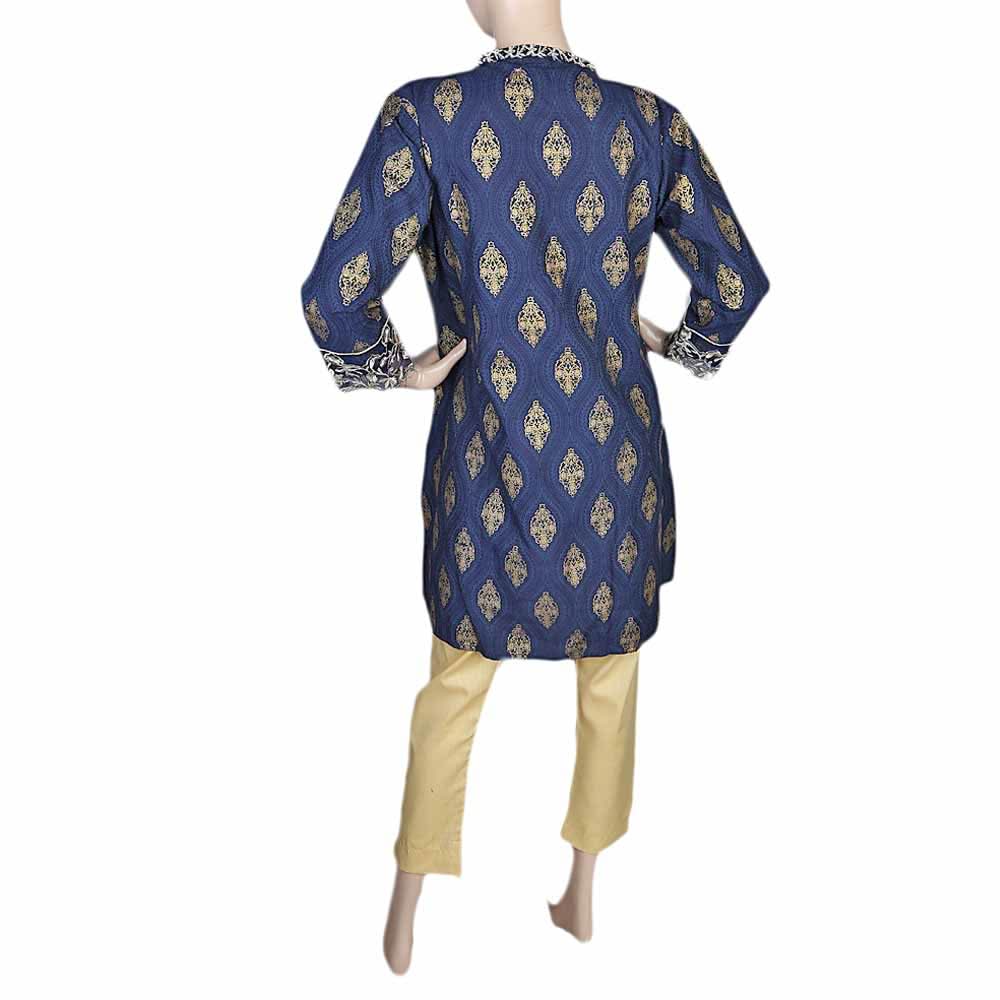 Women's Embroidered 2 Piece Suit - Navy Blue, Women, Shalwar Suits, Chase Value, Chase Value