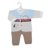 Newborns Boys Full Sleeves Suit - Brown, Kids, New Born Boys Sets And Suits, Chase Value, Chase Value