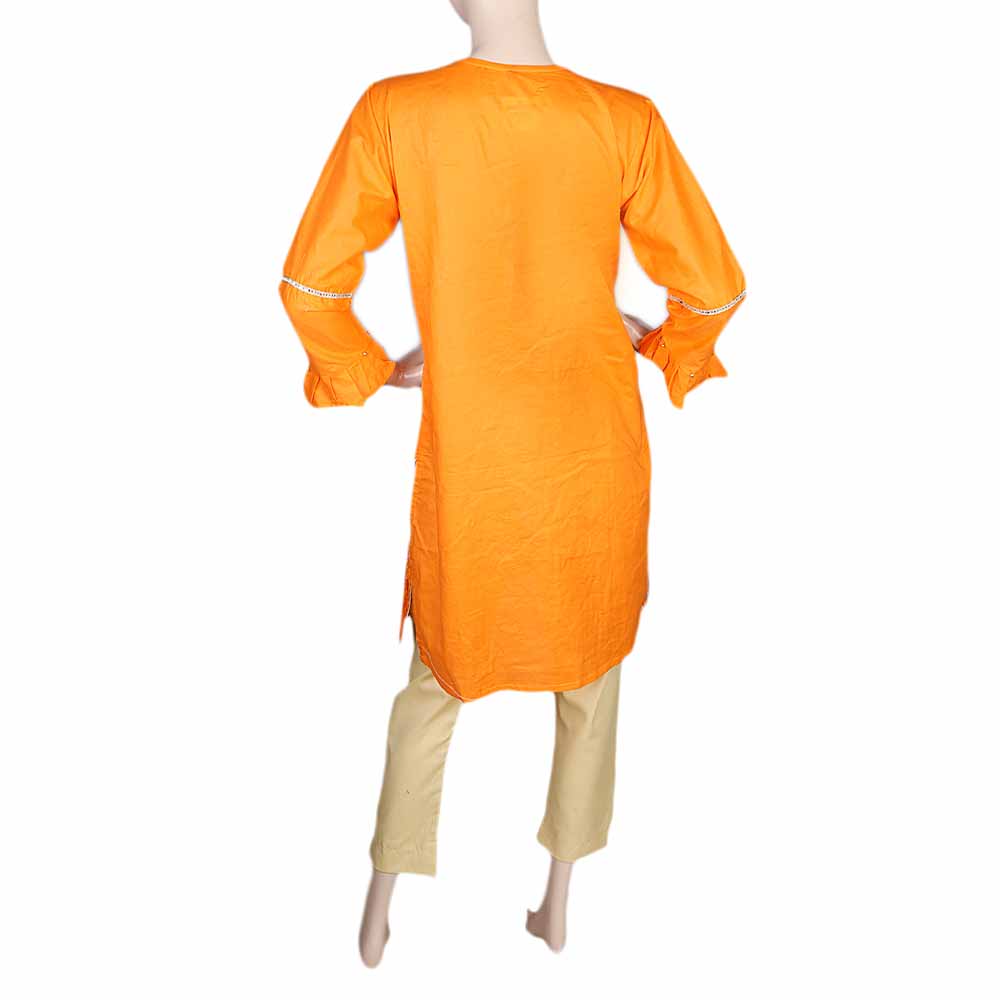 Women's Embroidered 2 Piece Suit - Orange, Women, Shalwar Suits, Chase Value, Chase Value