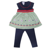 Newborn Girls Half Sleeves Suit - Green, Kids, Newborn Girls Sets And Suits, Chase Value, Chase Value