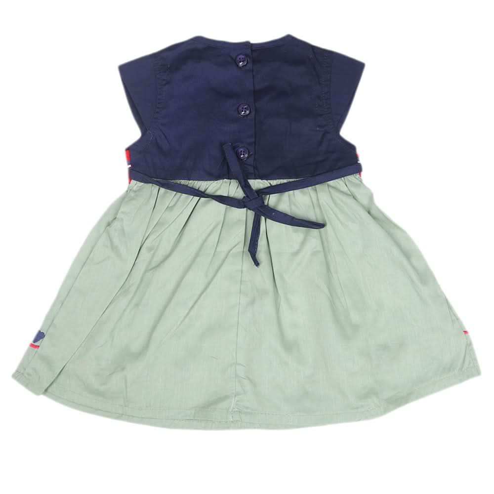 Newborn Girls Half Sleeves Suit - Green, Kids, Newborn Girls Sets And Suits, Chase Value, Chase Value