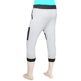 Men's Fancy Terry 3Qtr, Heather L-Grey Black, Men, Shorts, Chase Value, Chase Value