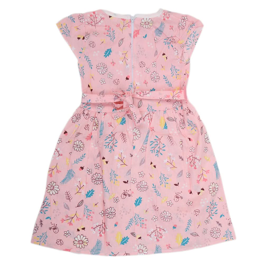 Girls Cotton Frock - Light Pink, Kids, Girls Frocks, Chase Value, Chase Value