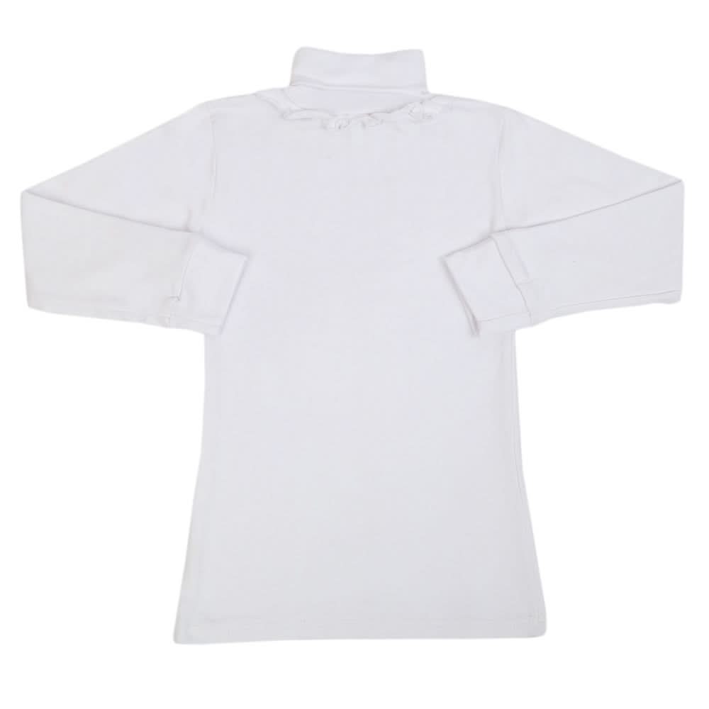Girls High Neck - White, Girls High Neck, Chase Value, Chase Value
