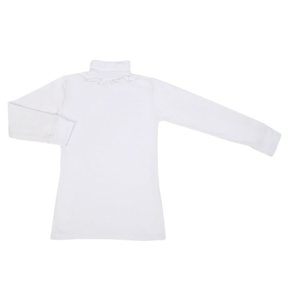 Girls High Neck - White, Girls High Neck, Chase Value, Chase Value