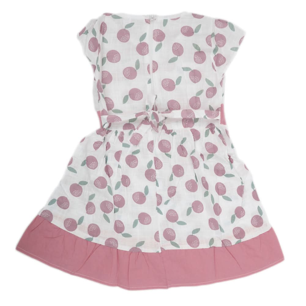 Girls Cotton Frock - T-Pink, Kids, Girls Frocks, Chase Value, Chase Value