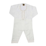 Newborn Boys kurta Shalwar Suits - Off White, Kids, NB Boys Shalwar Suits, Chase Value, Chase Value