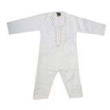 Newborn Boys kurta Shalwar Suits - Off White, Kids, NB Boys Shalwar Suits, Chase Value, Chase Value