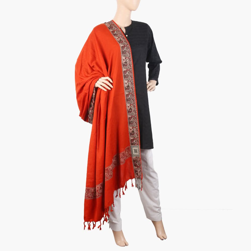 Women's Zark Shawl - Orange, Women Shawls & Scarves, Chase Value, Chase Value