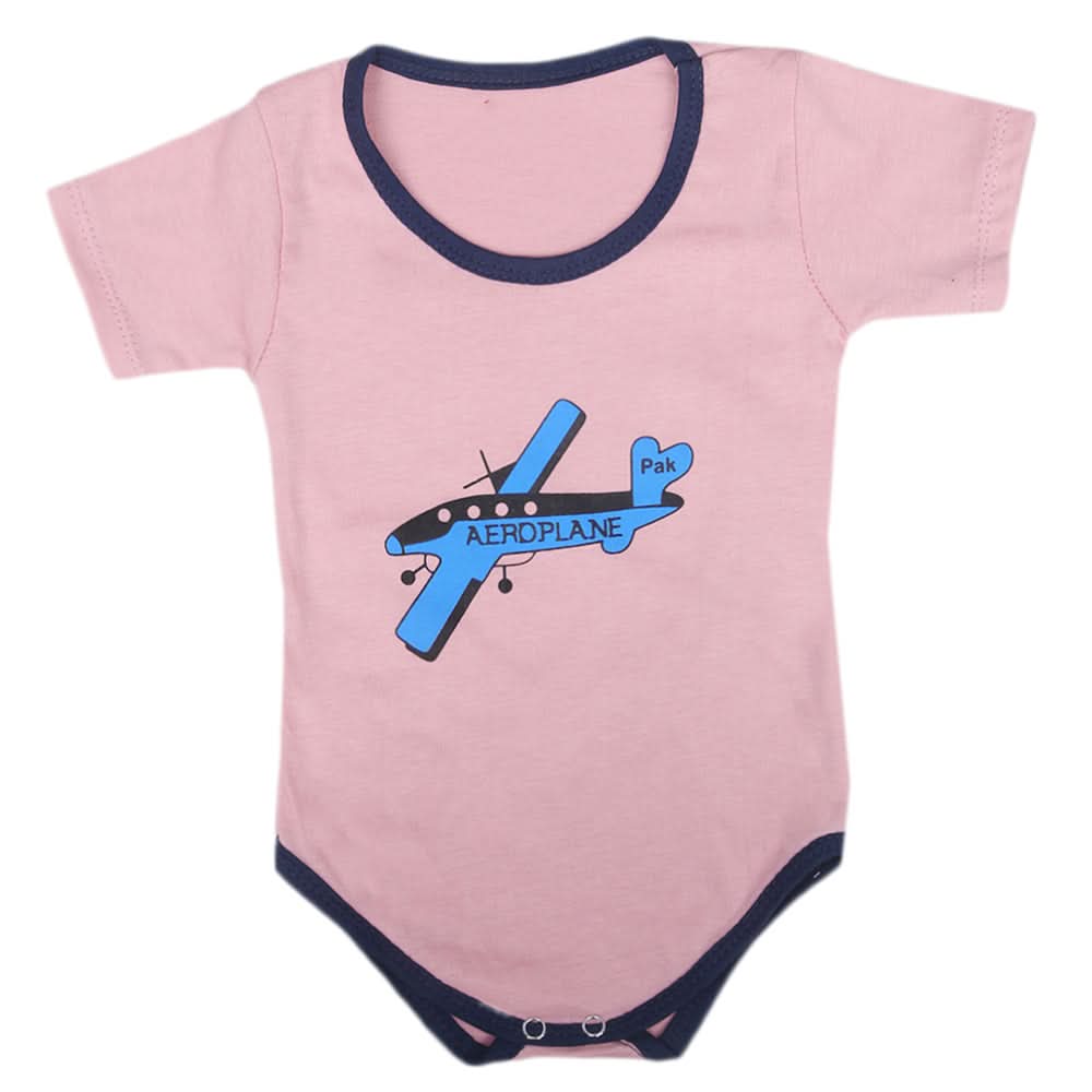 Newborn Boys Half Sleeves Romper Suit - Pink, Kids, Newborn Boys Rompers, Chase Value, Chase Value