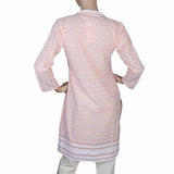 Women's Fancy Chicken Kurti - Peach, Women, Ready Kurtis, Chase Value, Chase Value